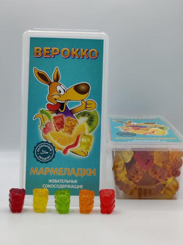 №2 Жевательный мармелад Мишки фруктовые, 250г   в Спасск-Дальний