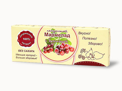 №2 Мармелад натуральный "Брусника" 140г в Спасск-Дальний