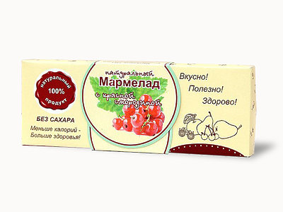  Мармелад натуральный "Красная смородина" 140г в Спасск-Дальний