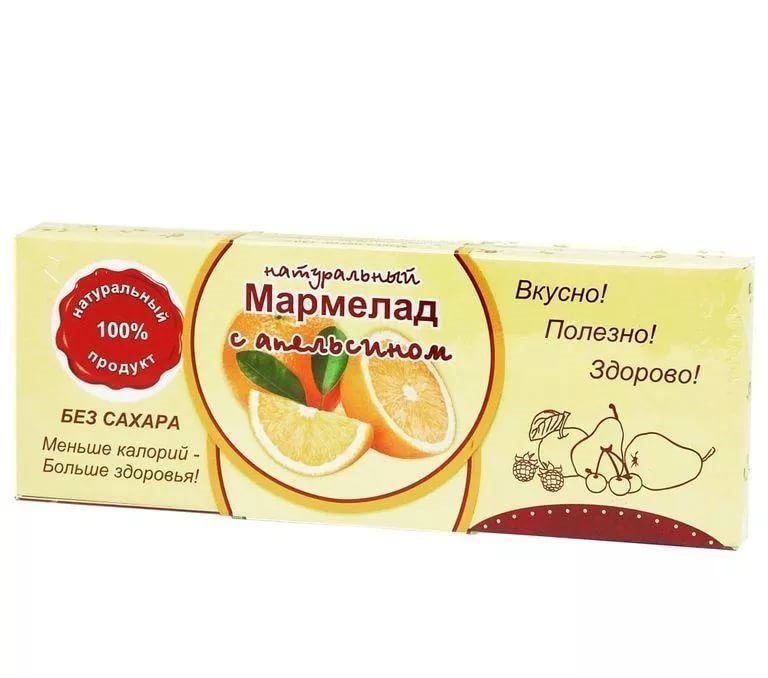  Мармелад натуральный "Апельсин" 140г в Спасск-Дальний