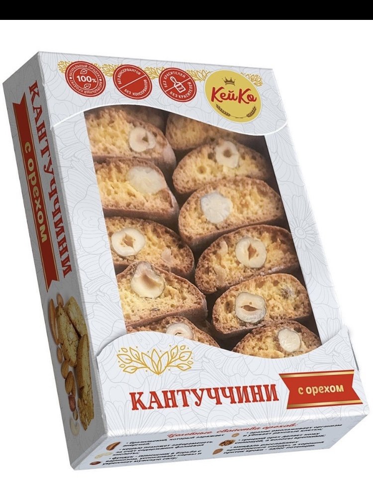  Кей Ко Кантуччини с орехом, 200г    в Спасск-Дальний