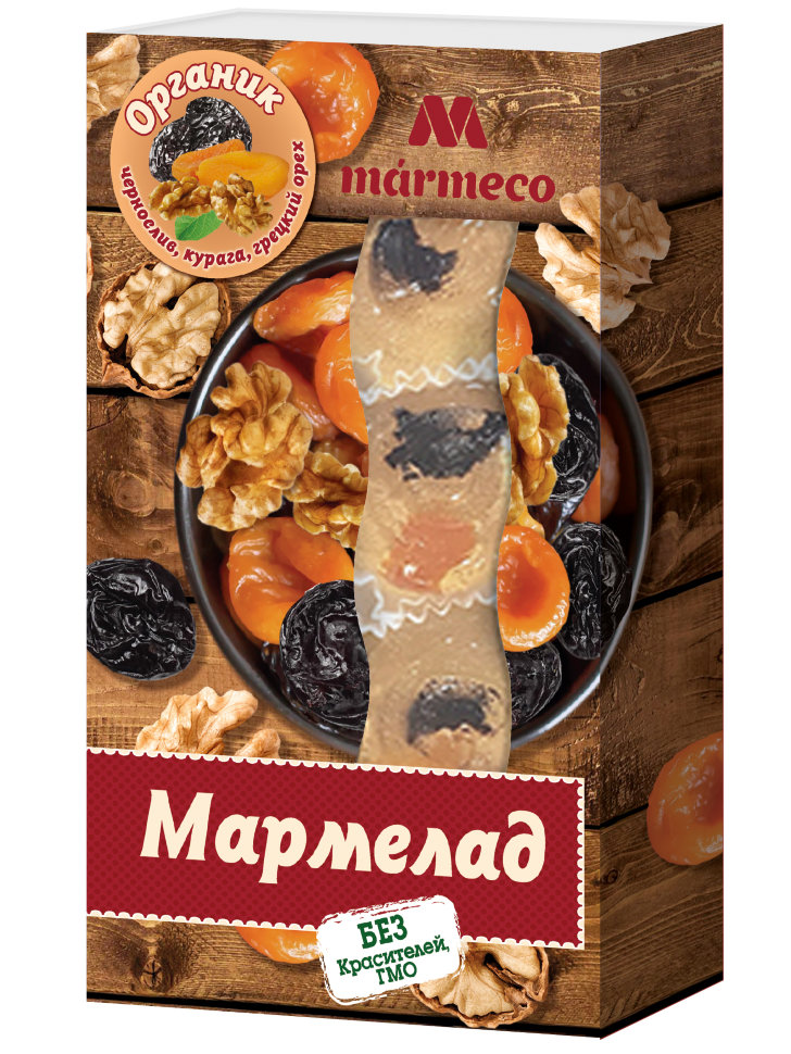  Мармелад "Органик"  Курага, Чернослив, грецкий орех, 180г  в Спасск-Дальний