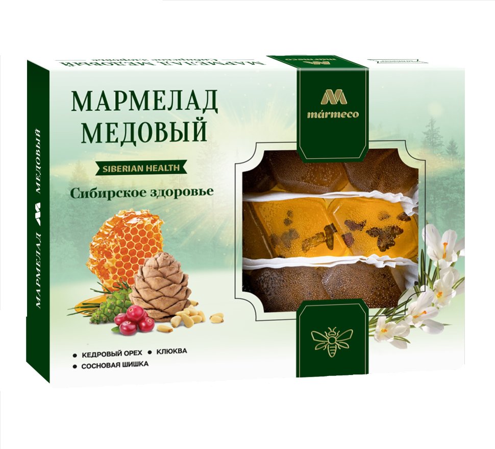  Мармелад медовый "Сибирское здоровье" без сахара 200г  в Спасск-Дальний